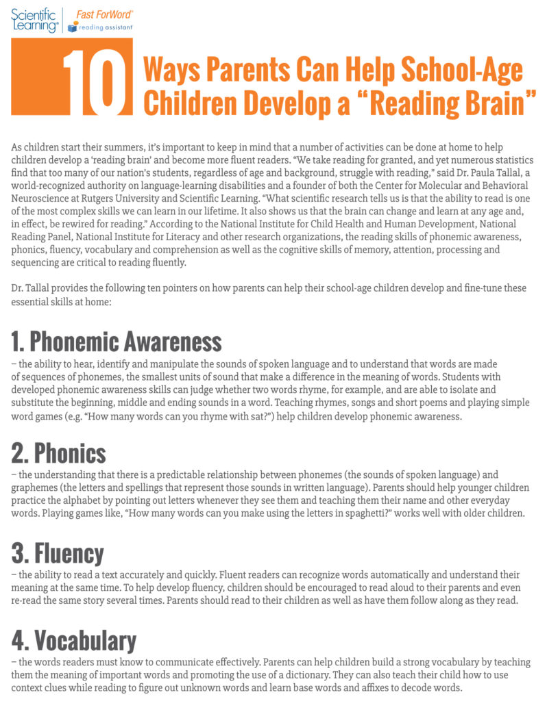 10 ways parents can help develop reading brain-1